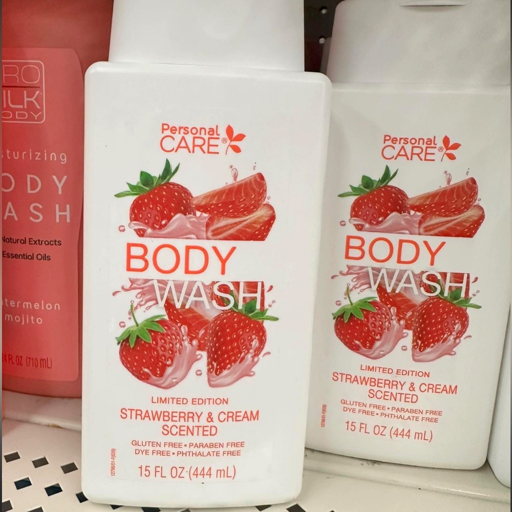 Personal Care  Strawberry & Cream Body Wash 15fl.oz (Limited Edition) ONLY 1